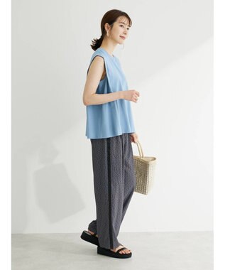 Green Parks サイドライン柄パンツ Gray