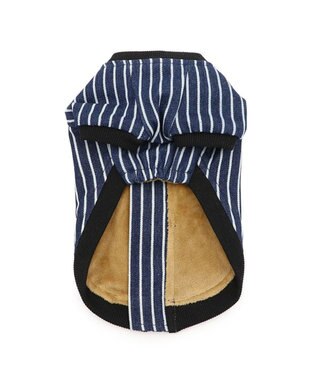 PET PARADISE Lee ブルゾン ストライプ 小型犬 ネイビー×ホワイト