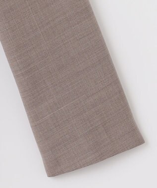 J.PRESS LADIES L 【セットアップ対応】BAHARIYE PINHEAD ノーカラー ジャケット ブラウン系