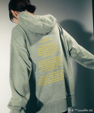 Green Parks ＳＴＡＲ　ＷＡＲＳ／イントロプリントスウェットパーカー Gray Mixture