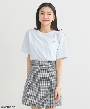 earth music&ecology ｍｉｆｆｙ／ｅａｒｔｈ　ミッフィーフレンズレギュラーＴ Light Blue