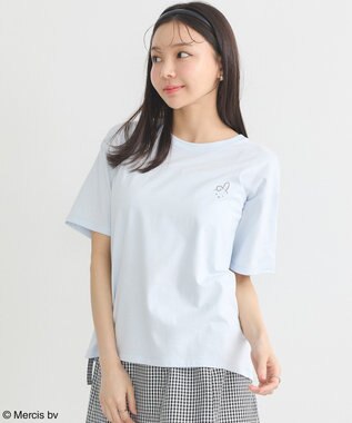 earth music&ecology ｍｉｆｆｙ／ｅａｒｔｈ　ミッフィーフレンズレギュラーＴ Light Blue