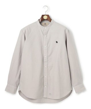 J.PRESS MEN 【IVY COLLECTION】【KING SIZE】バックブル オックスガーメントダイ シャツ グレー系