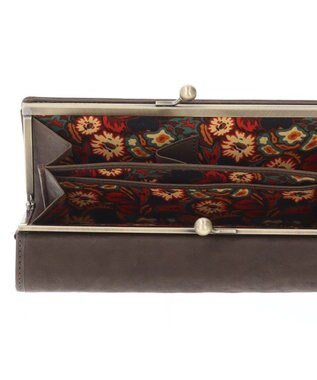 ANNA SUI キーホール 外口金長財布 ブラウン