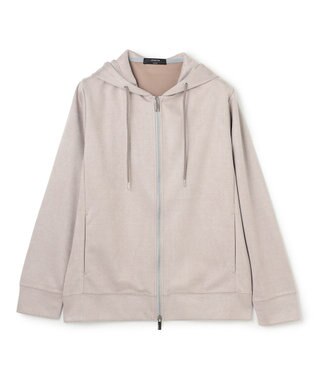 JOSEPH HOMME 【WEB・一部店舗限定  】レザーライクポンチ　ジップアップパーカー ベージュ系