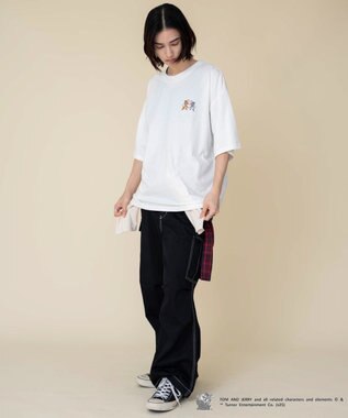 WEGO 【新柄追加/ユニセックス着用アイテム/SMLサイズ展開】TOMandJERRYグラフィックT（S） 柄9
