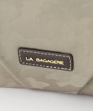 LA BAGAGERIE シャドージャカード ショルダーバッグ グレージュ