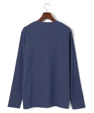 J.PRESS MEN 【KING SIZE】【ビジネス対応】リンクスシャドーチェック ロングスリーブTシャツ ブルー系