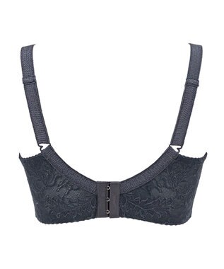 BRADELIS New York 【BRADELIS New York / コンパクト補整ブラ】サポートバックラインブラ22A1 チャコール