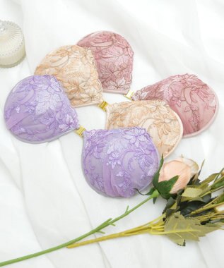 BRADELIS New York 【NuBra / ナチュラルタイプ】ヌーブラ・エアーライト フローラ ライラック