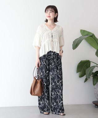 AMERICAN HOLIC フロントリボンブラウス Ivory