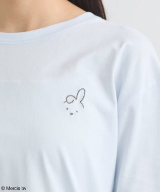 earth music&ecology ｍｉｆｆｙ／ｅａｒｔｈ　ミッフィーフレンズレギュラーＴ Light Blue