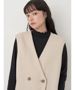 earth music&ecology マルチｗａｙコート Light Beige