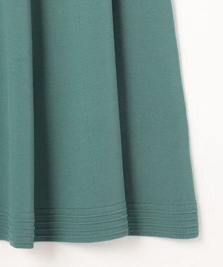 組曲 【セットアップ着用可・WEB限定カラーあり】MINA ニットフレアスカート グリーン系