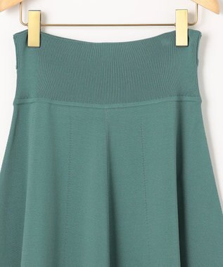 組曲 【セットアップ着用可・WEB限定カラーあり】MINA ニットフレアスカート グリーン系