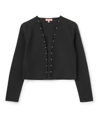 TOCCA 【洗える】SCALLOP ボレロ ブラック