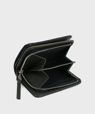 Paul Smith ブライトストライププラー 2つ折り財布 ブラック