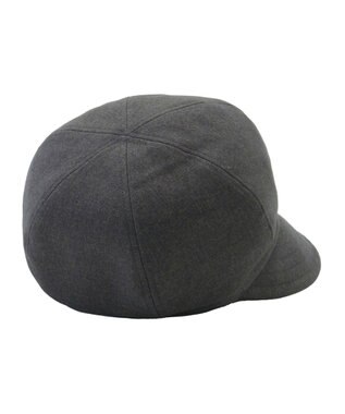 MOONBAT FURLA(フルラ) ワンポントプレート キャスケット／UV 手洗い可 日本製 サイズ調整 防菌防臭 ダークグレー