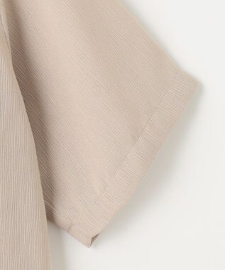 SHARE PARK LADIES 【2WAY】オーバーサイズ楊柳シャツ ライトグレー系