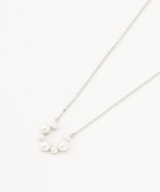 TOCCA FRILL PEARL HORSE SHOE NECKLACE ネックレス シルバー系