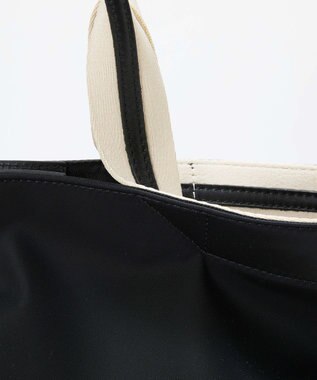 TOPKAPI 【TREASURE TOPKAPI】ストライプハンドル ナイロン 縦型 2way トートバッグ A4対応 ブラック