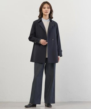 J.PRESS LADIES L Artirosa トレンチ コート ネイビー系
