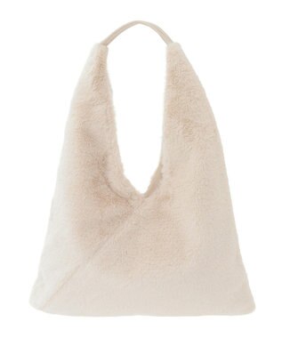 AMERICAN HOLIC フェイクファーバッグ Beige