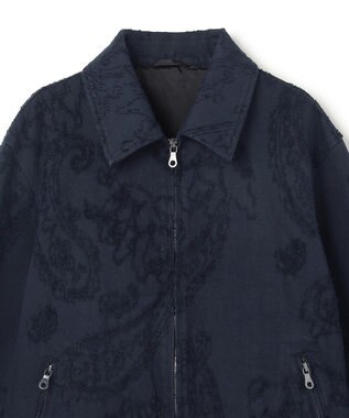 JOSEPH HOMME 【HIGH GRADE LINE】ワラカットエンブロイダリー　ジップアップブルゾン ネイビー系5