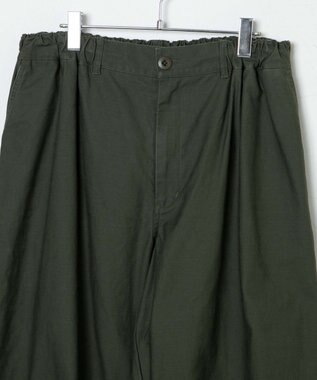 WEGO バックサテンワイドミリタリーパンツ カーキ