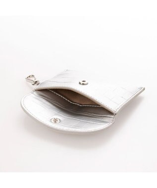 UNBILLION cachecache コンビ素材多機能スマホショルダー シルバー