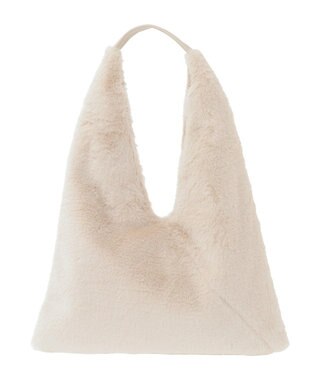 AMERICAN HOLIC フェイクファーバッグ Beige