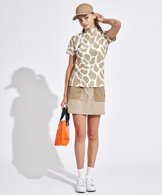 PW CIRCULUS 【WOMEN】DIMPLE スポーティスカート ゴルフウェア レディース ベージュ系