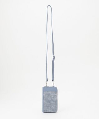 LA BAGAGERIE 【MONICA】バイカラー スマホショルダー ブルー