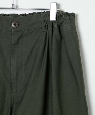 WEGO バックサテンワイドミリタリーパンツ カーキ