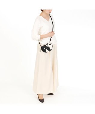 IBIZA アニマーダ　牛革　ポシェット（パンダ） 黒