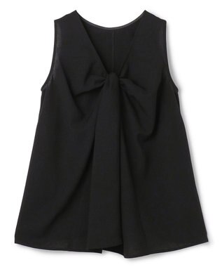 uncrave ドライタッチトロ ツイストトップス ブラック