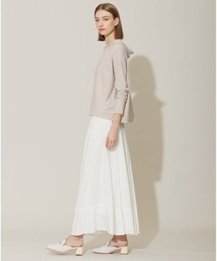 ICB 【洗える】 ヴィスコースワイド デザインニットプルオーバー トープ系