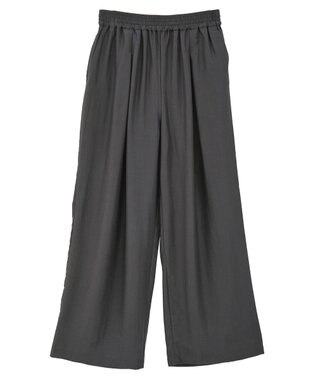 earth music&ecology リラックスタックパンツ Charcoal Gray