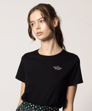 TOCCA 【洗える】TOCCA LOGO TEE Tシャツ ブラック系