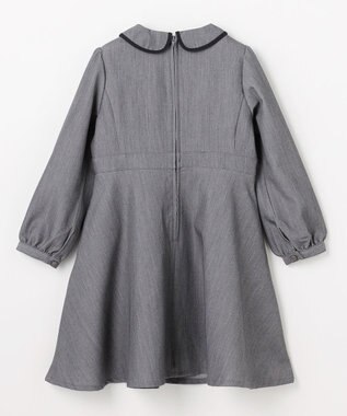 組曲 KIDS 【110-140㎝】 クラシカルグレーワンピース グレー