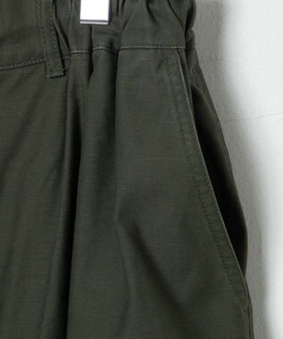 WEGO バックサテンワイドミリタリーパンツ カーキ