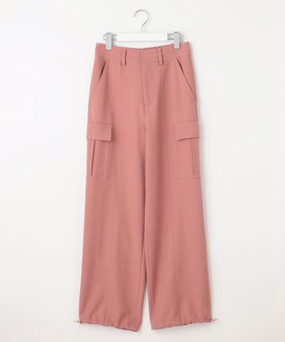 Feroux 【ONWARD CROSSET MAG掲載】パラシュートカーゴ パンツ ピンク系