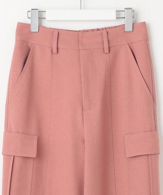 Feroux 【ONWARD CROSSET MAG掲載】パラシュートカーゴ パンツ ピンク系