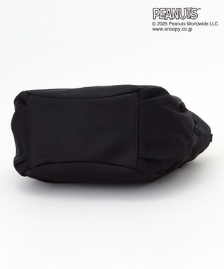 Y'SACCS SNOOPYデザイン　ギャザー2wayミニトート ブラック