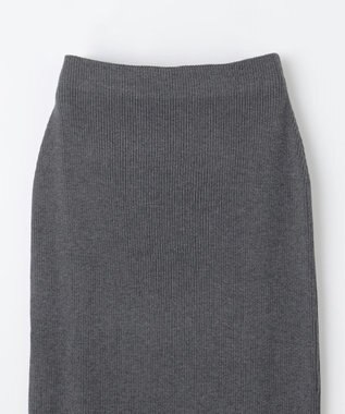 ANY ニットタイトスカート チャコール