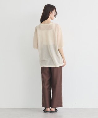 earth music&ecology リラックスタックパンツ Brown