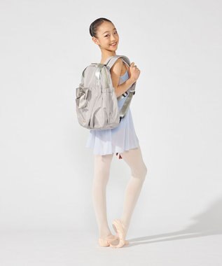 Chacott リボン2wayトートバッグ グレージュ