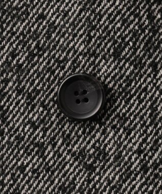 組曲 L ループツイードチェスター コート ブラック系7