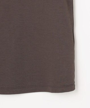 自由区 L スーピマスムーススリム タンクトップ ブラウン