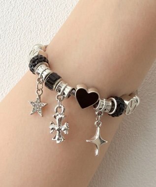 WEGO Lチャームブレス ブラック